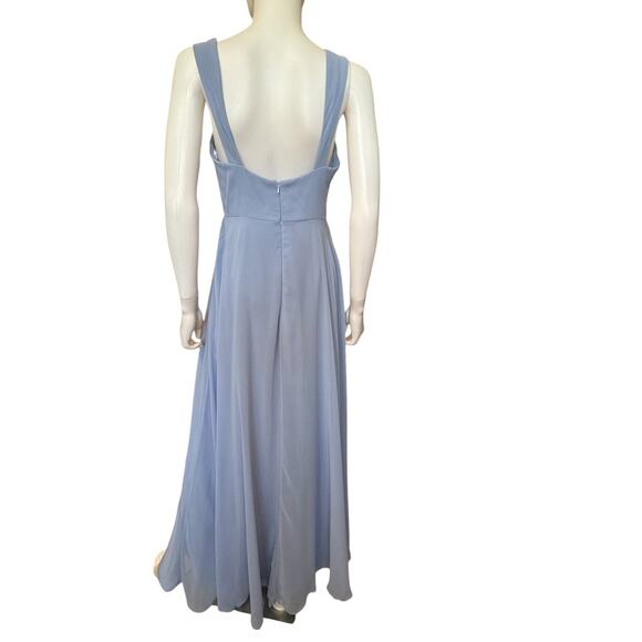 New ~ AFTER SIX ~1558 Contoured Wide Strap Sweetheart Maxi Dress Size 6 - Picture 4 of 8